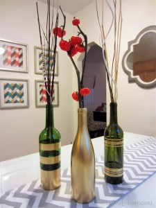 Decoração de casamento com garrafa
