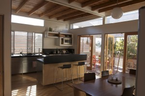 sala de estar e cozinha