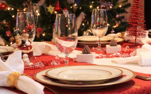 Mesa Natal Decorada