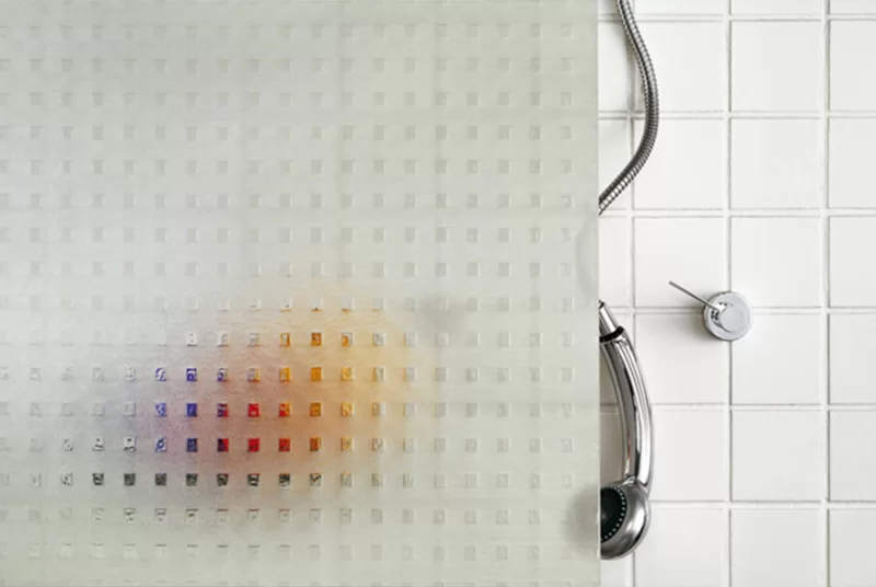 Box de vidro Quadrato