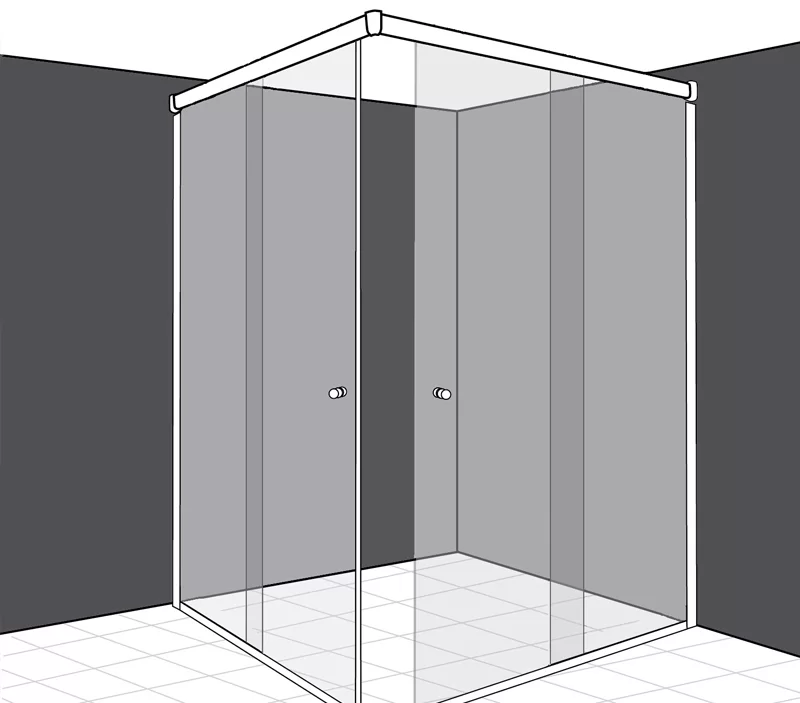 Como escolher e fazer a manutenção do box de vidro de canto