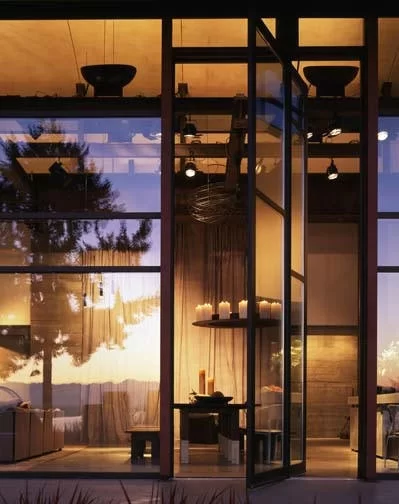 Porta de vidro temperado modelo 1