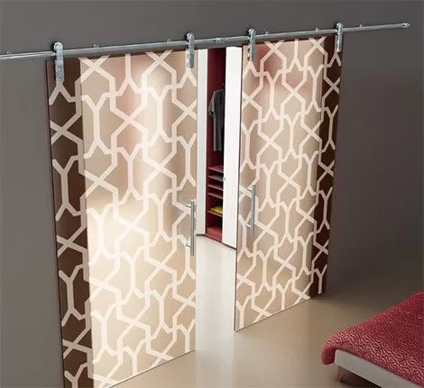 Porta de vidro temperado Quarto