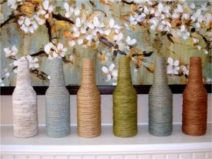 Decoração de casamento com garrafa