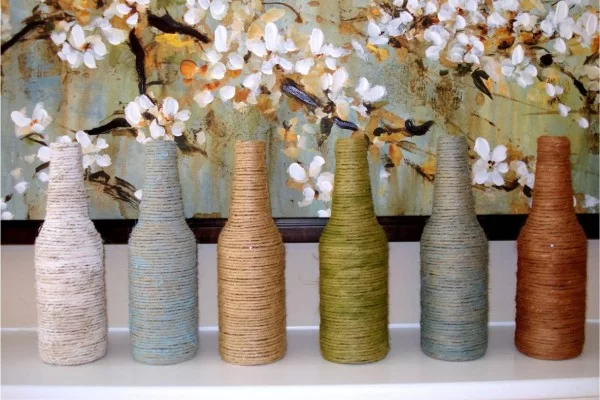 Decoração de casamento com garrafa Decoração de casamento com garrafa