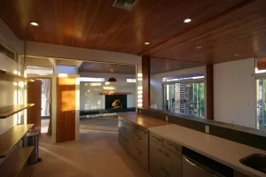 sala de estar e cozinha