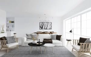 janela ampla scandinava