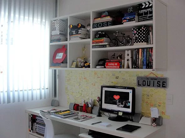 caixa organizadora e mural