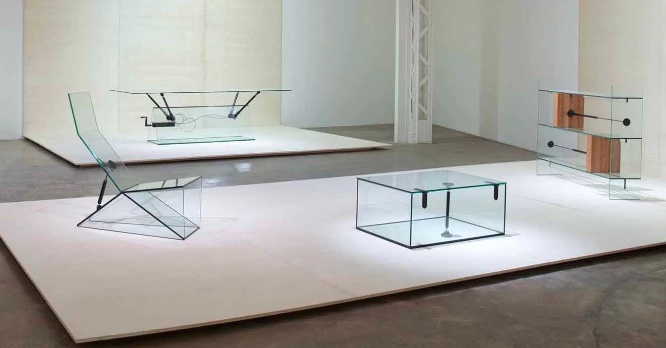 comprar móveis de vidro