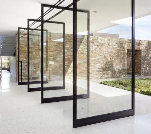 decoração com portas de vidro