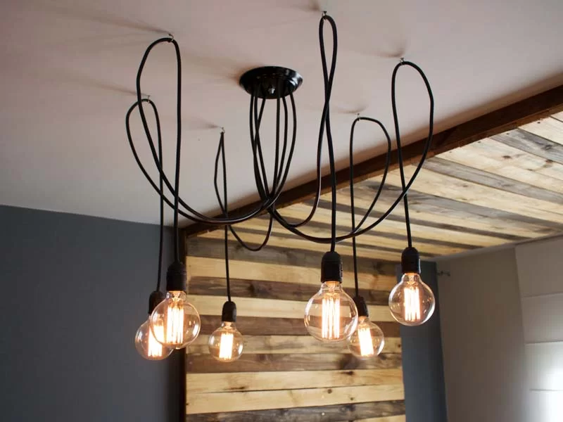 decoração com objetos de vidro