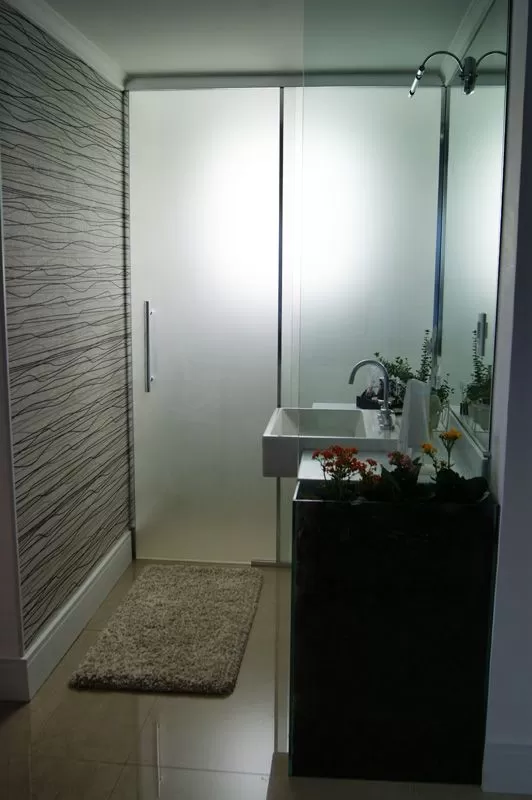 porta de vidro banheiro