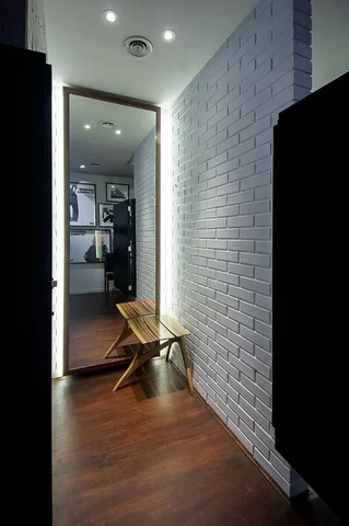 Espelho com LED corredor