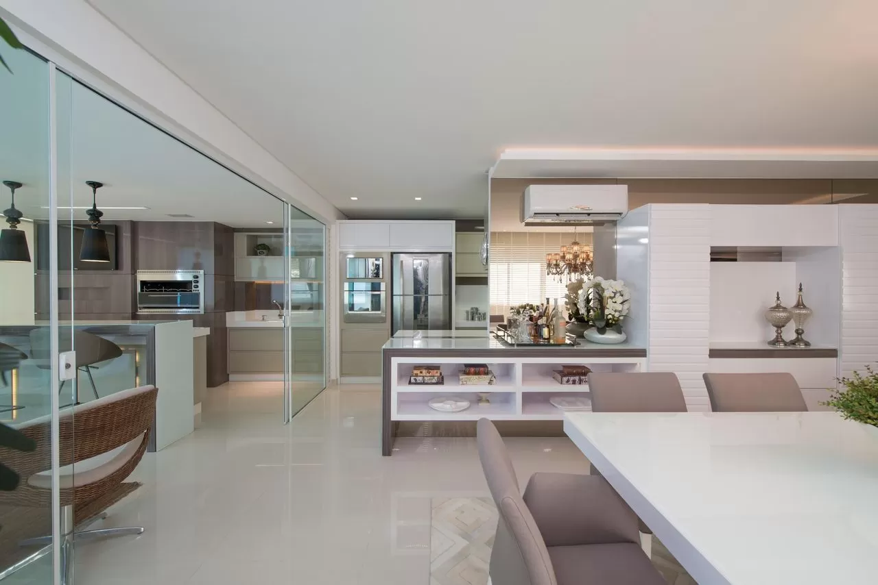 Porta de vidro deslizante