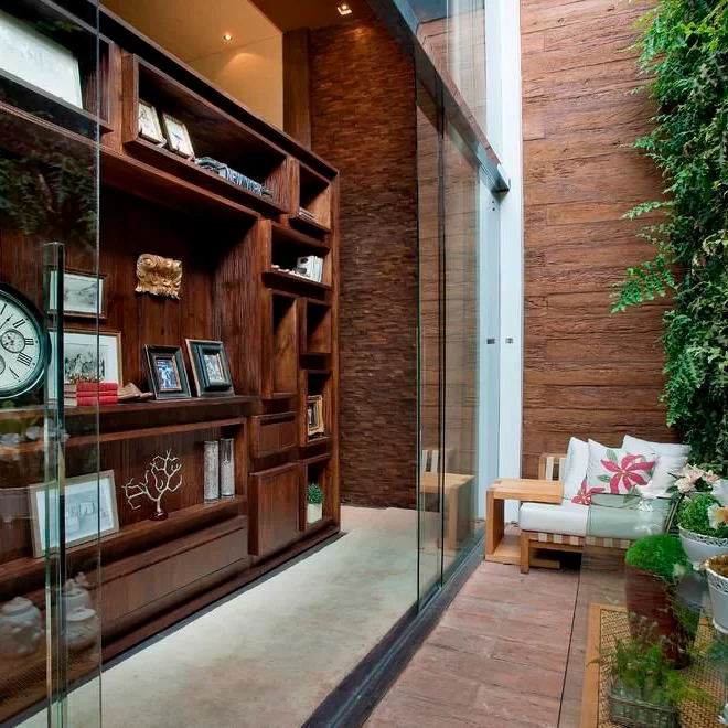 benefícios da porta de vidro