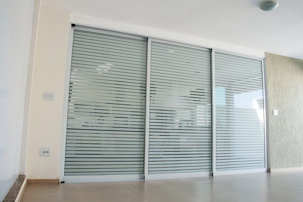 acessórios para porta de vidro