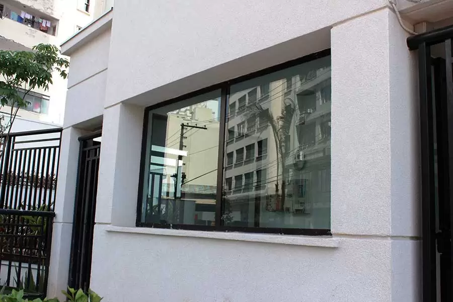 janela vidro blindado