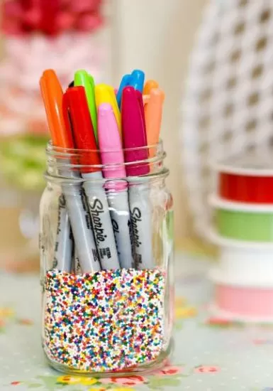 porta lápis e canetas