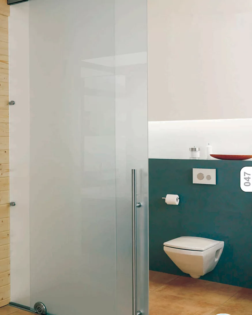 porta de vidro banheiro