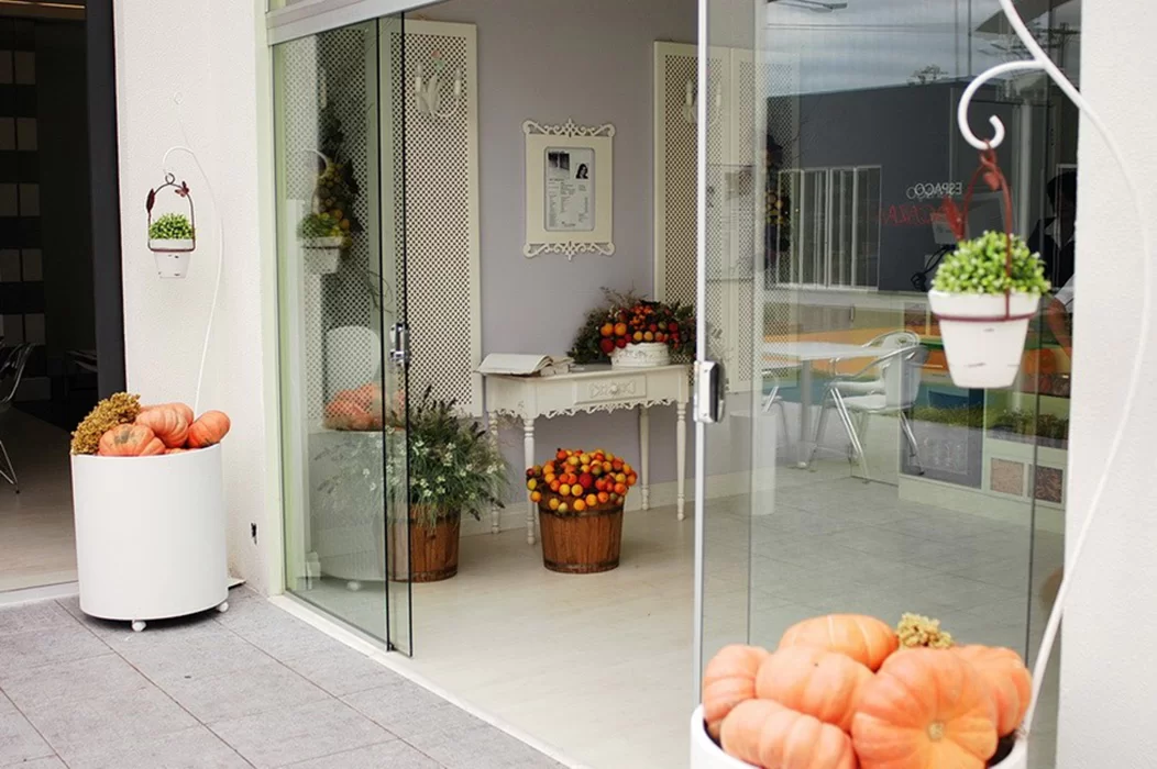 porta de vidro temperado