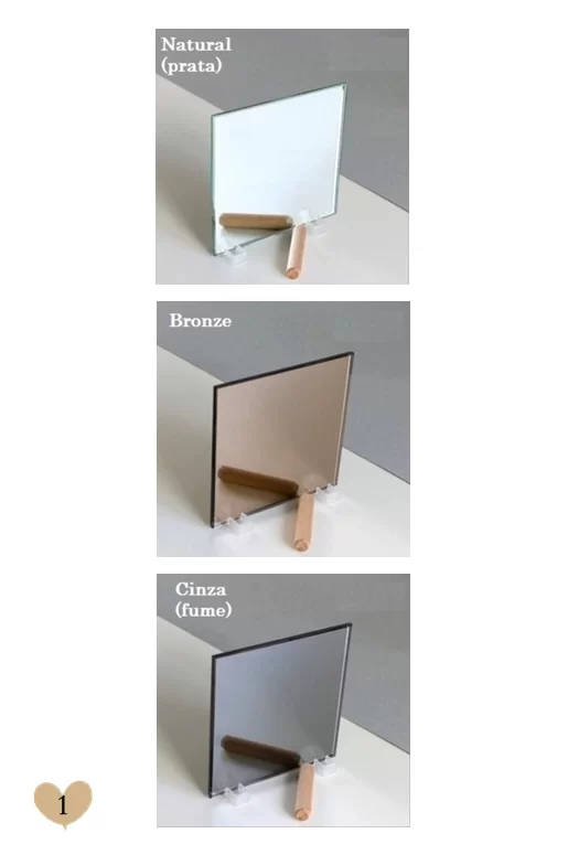 Comparação entre Vidro Fumê e Bronze