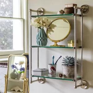 Prateleiras para banheiro